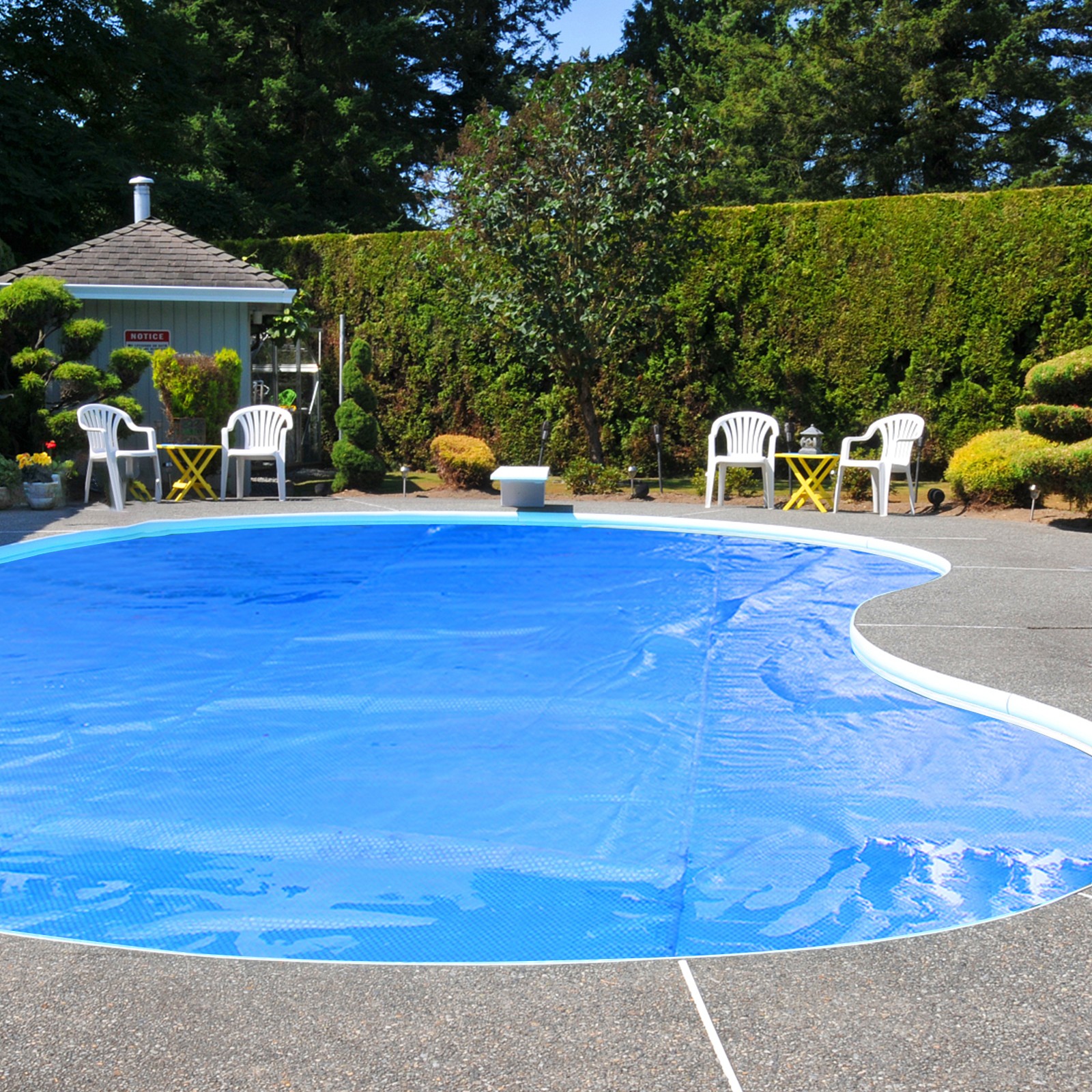 18x36 ft Rectangular Pool Solar Cover 12 Mil Heat Retaining Blanket w/Carry Bag