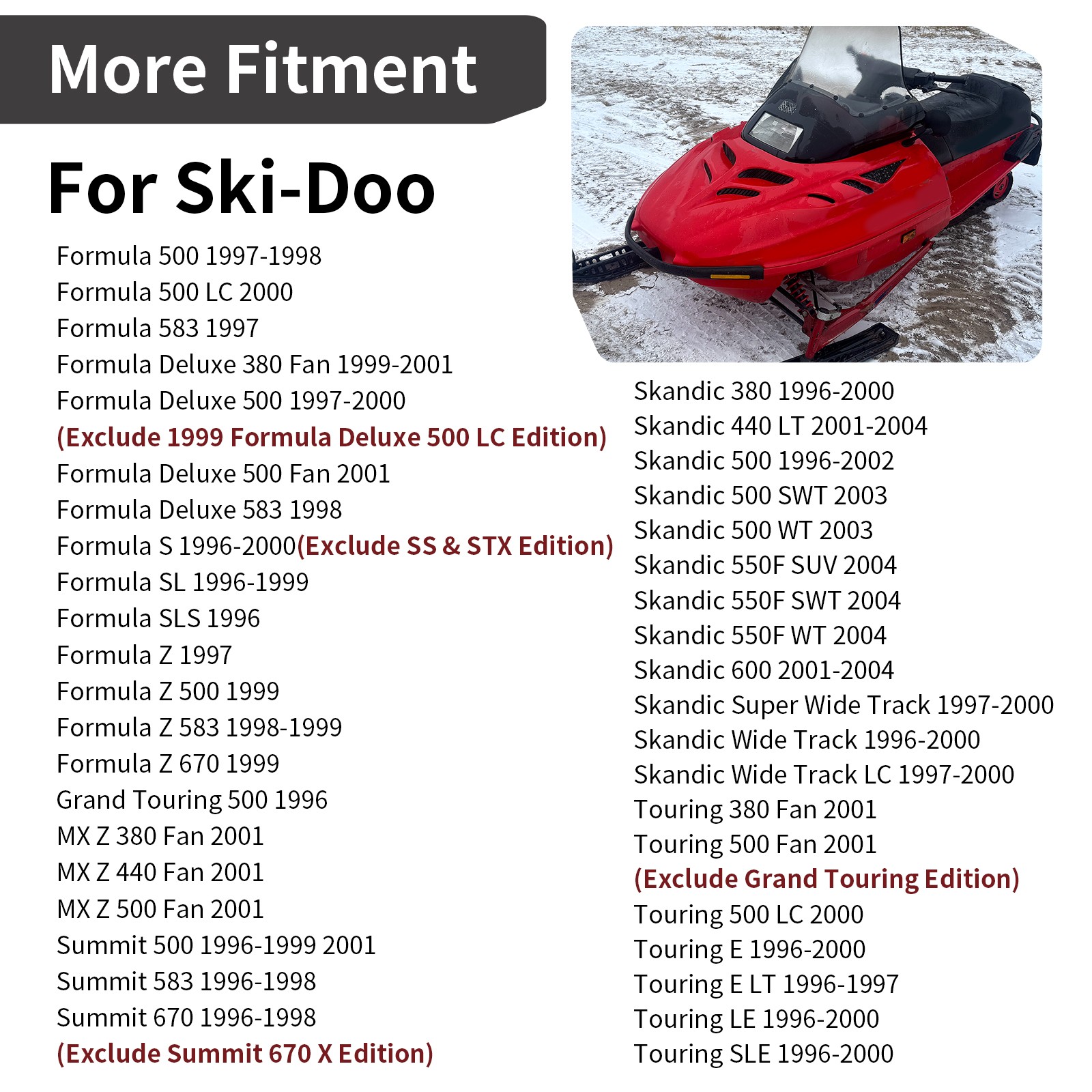 Fuel Petrol Gas Gauge Cap 572161200 For Ski-Doo Skandic MXZ 380 440 500 500F 600