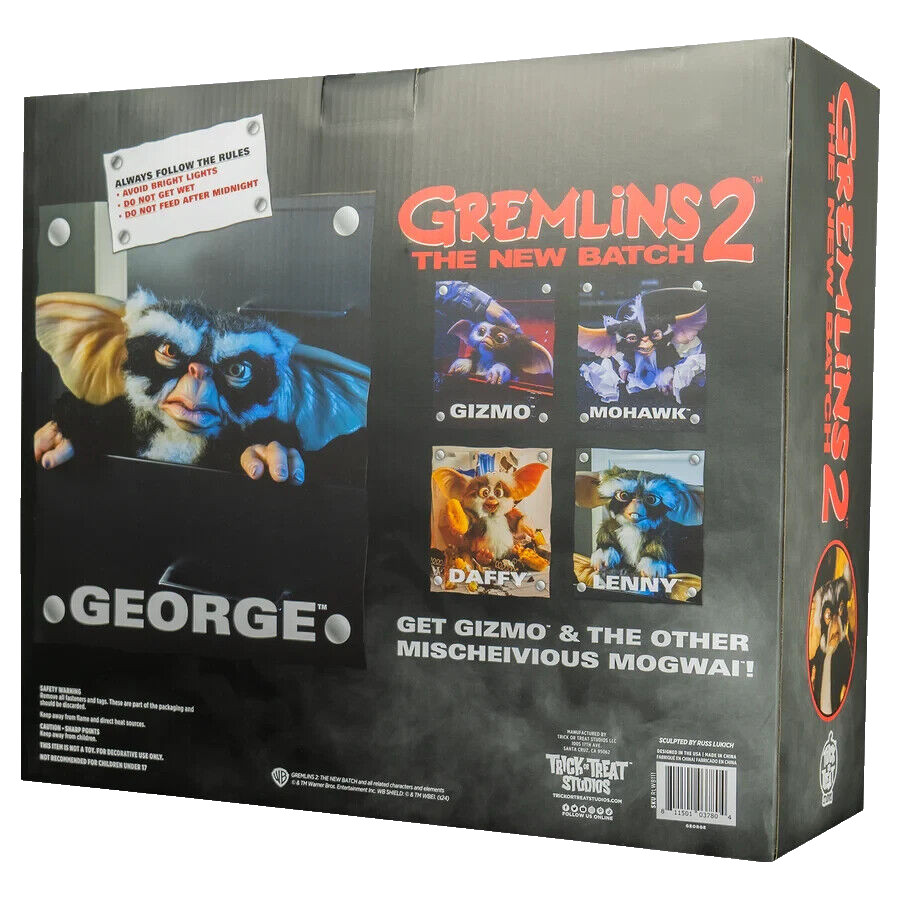 Gremlins 2 George Mogwai Prop Replica Trick or Treat Studios Officially Licensed