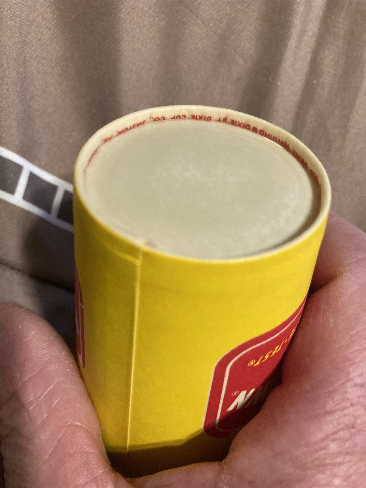 ROYAL CROWN COLA Cup Paper Wax 7oz Soda Very Rare Cup RC Early Years