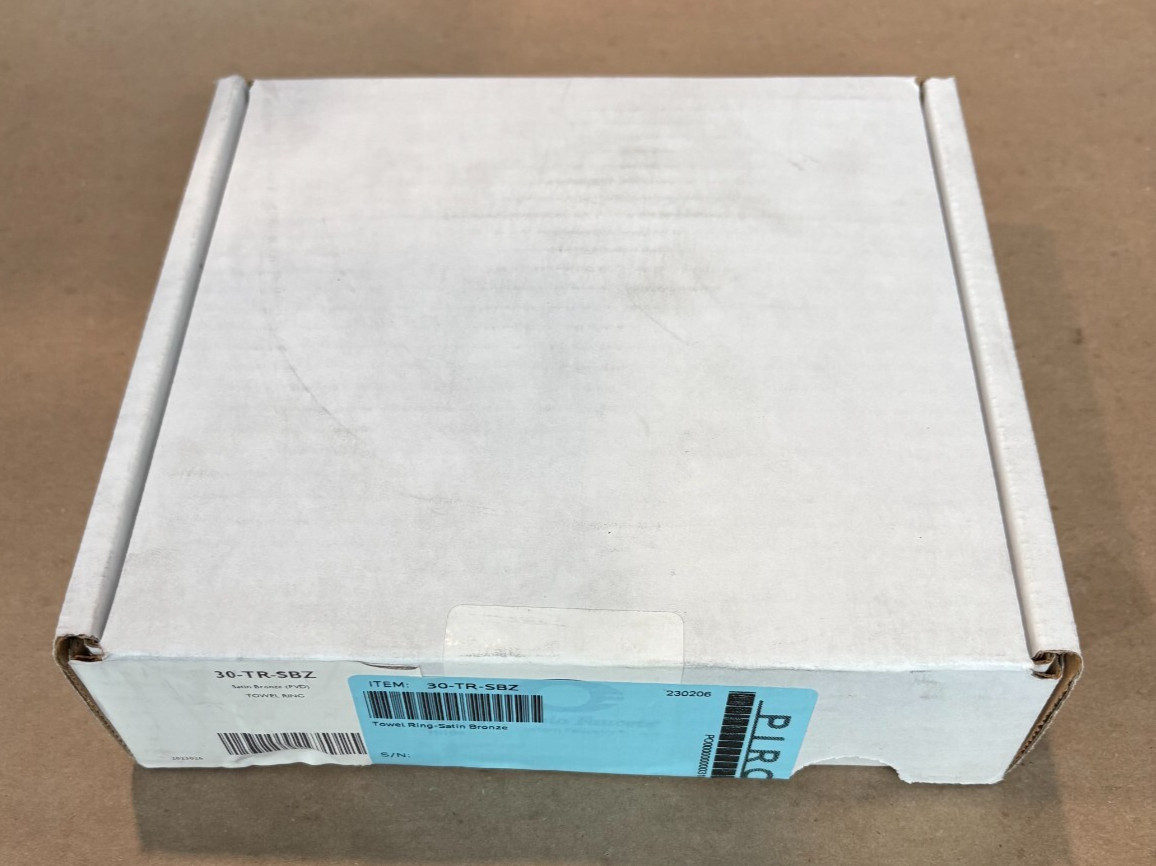 California Faucets 30-TR-SBZ Bathroom Wall Mounted Towel Ring SATIN BRONZE New