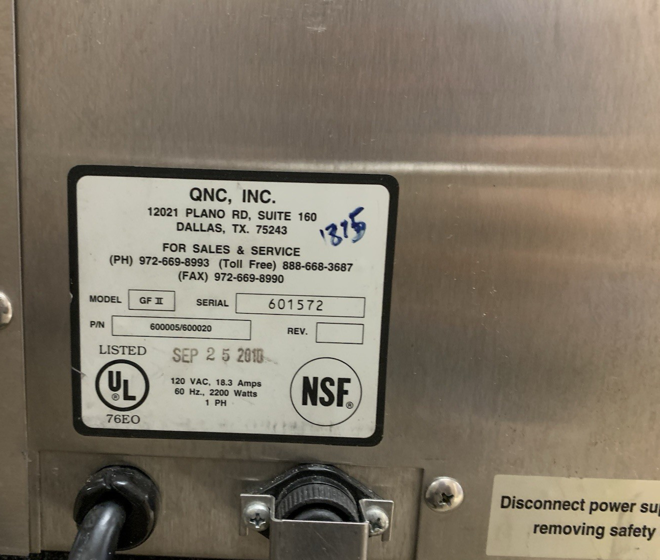 Quik n' Crispy GF II Countertop Greaseless Commercial Air Fryer