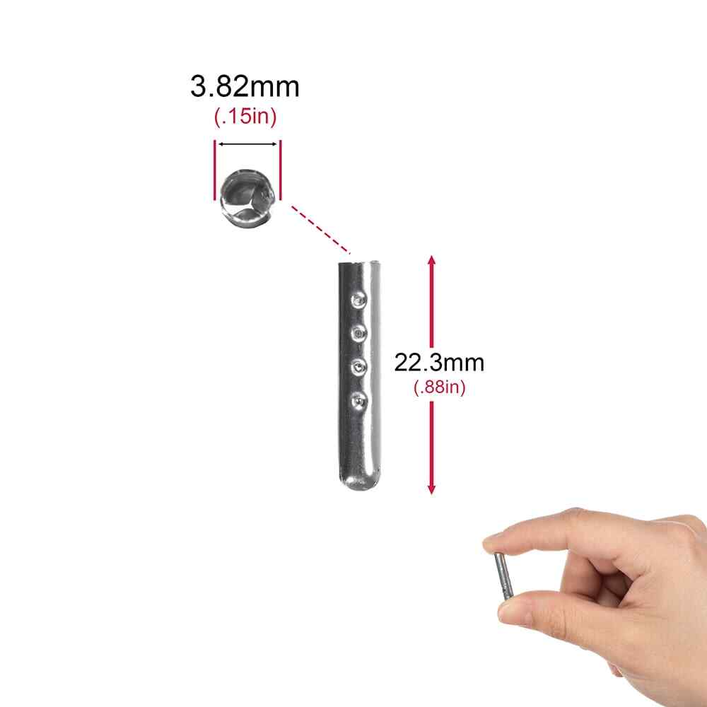 Paracord Planet Metal Boot lace Ends / Aglets for DIY Projects, Drawstrings