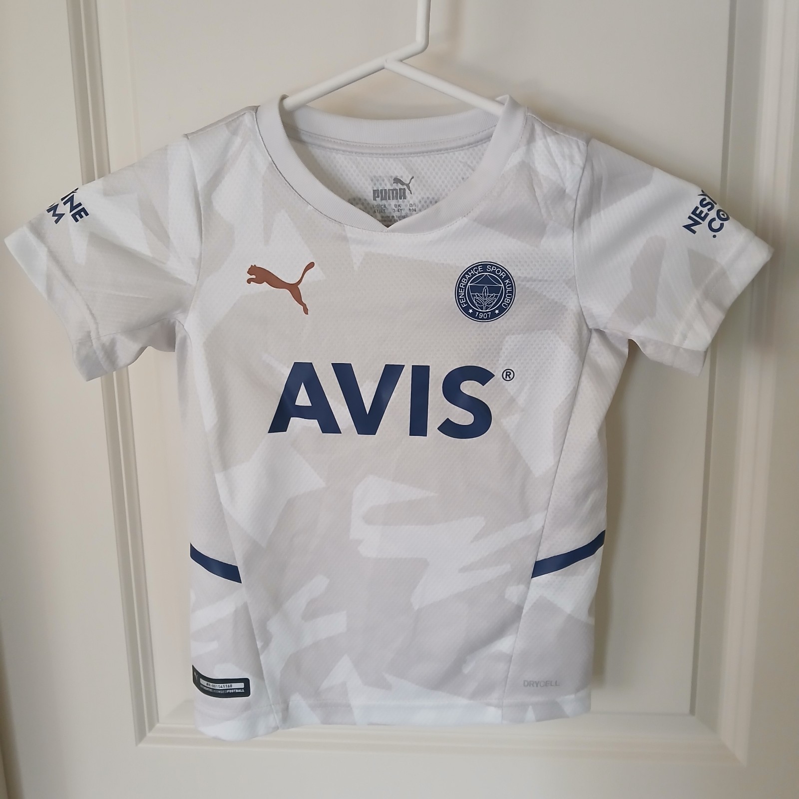 Puma Fenerbahce Soccer Jersey Size 4T Child 4 Toddler NWT Away Football 2021 #10