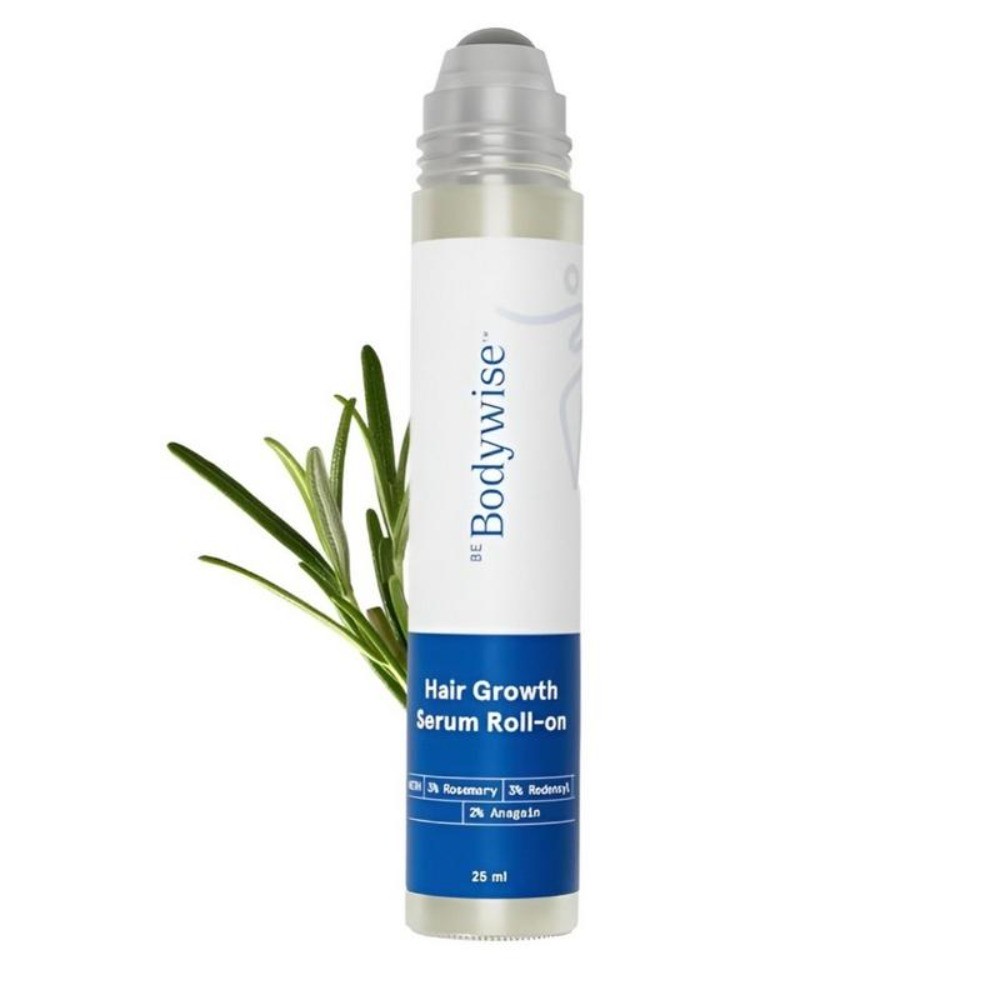 Be Bodywise Hair Growth Roll-On with 3% Rosemary 2% Aminexil & 3% Redensyl, 25ml