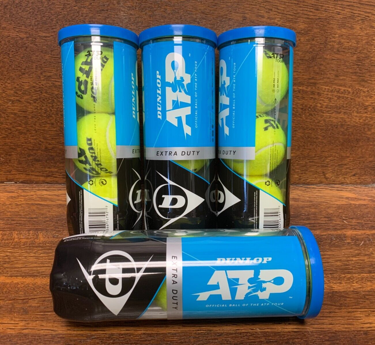 Dunlop ATP Extra Duty Hard Court Tennis Balls, Numbered balls! Sold by the can,