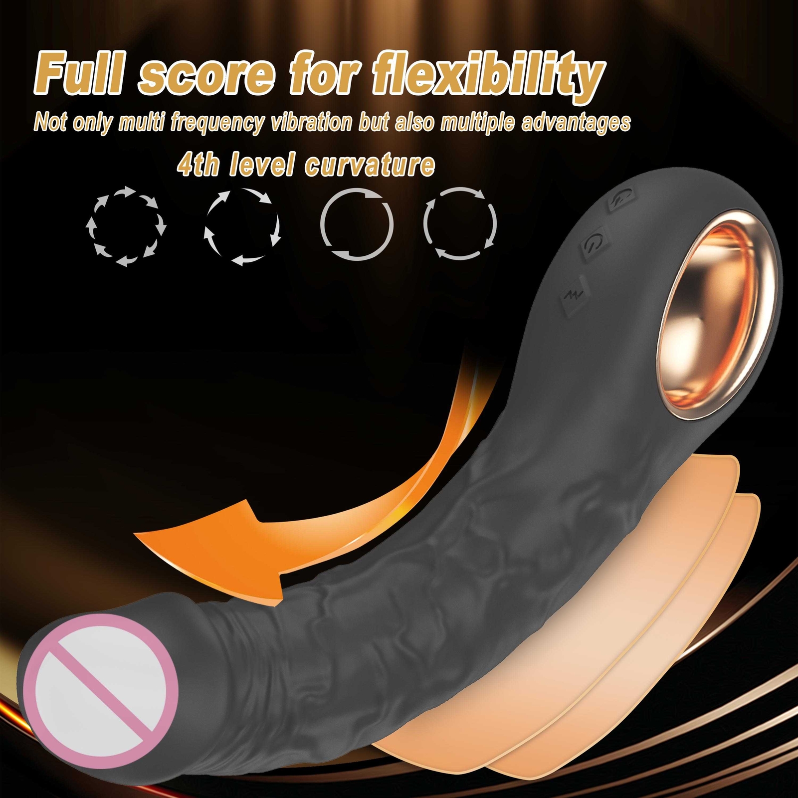 Realistic G Spot Vibrator Dildo Clit Massager Anal Stimulator Sex Toys for Women