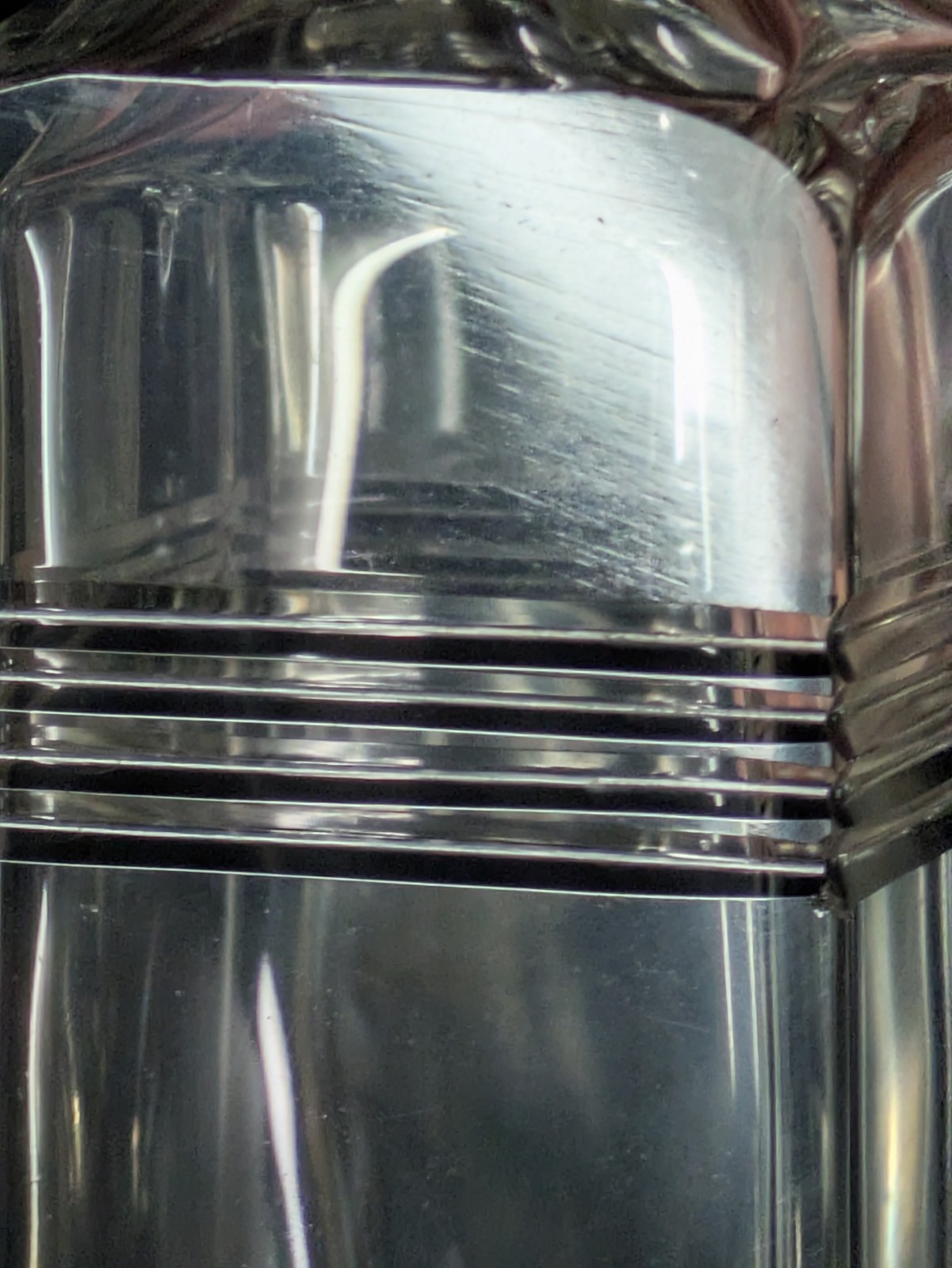 Vintage 6 Bottle Cruet Set with Handles Holder Silver plate Art Deco Condiments