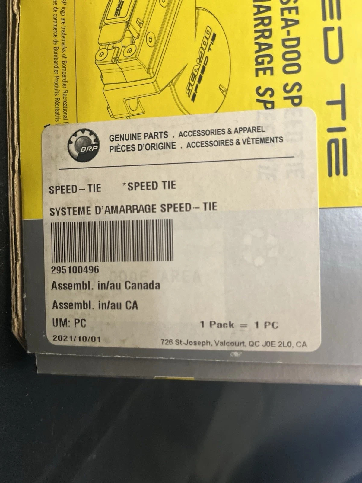 SEA DOO 295100496 SEA DOO SPEED TIE NEW