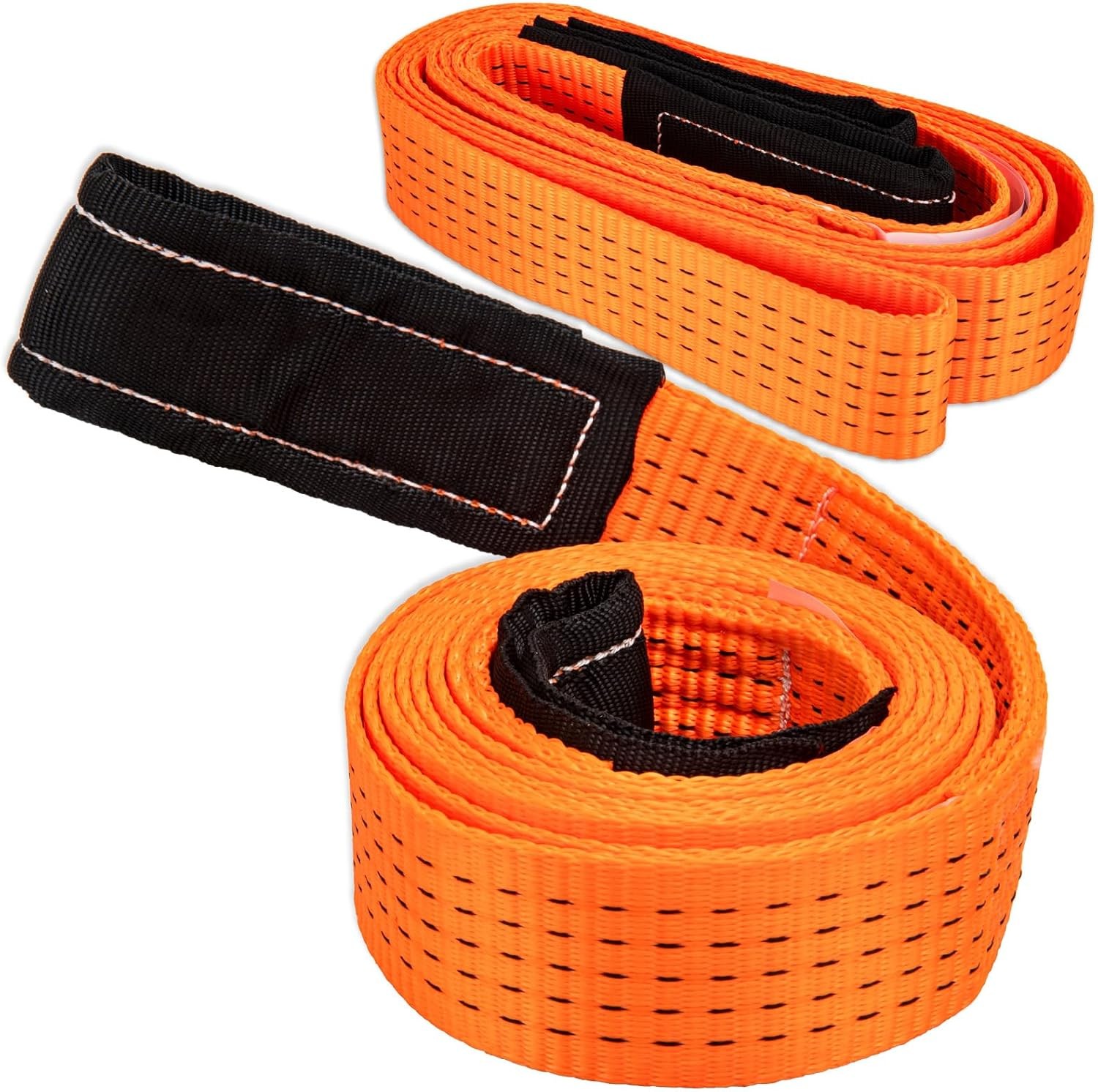 2 Pcs 2" x10FT Heavy Duty Nylon Lifting Sling Strap, 15000lb Capacity Super Stur