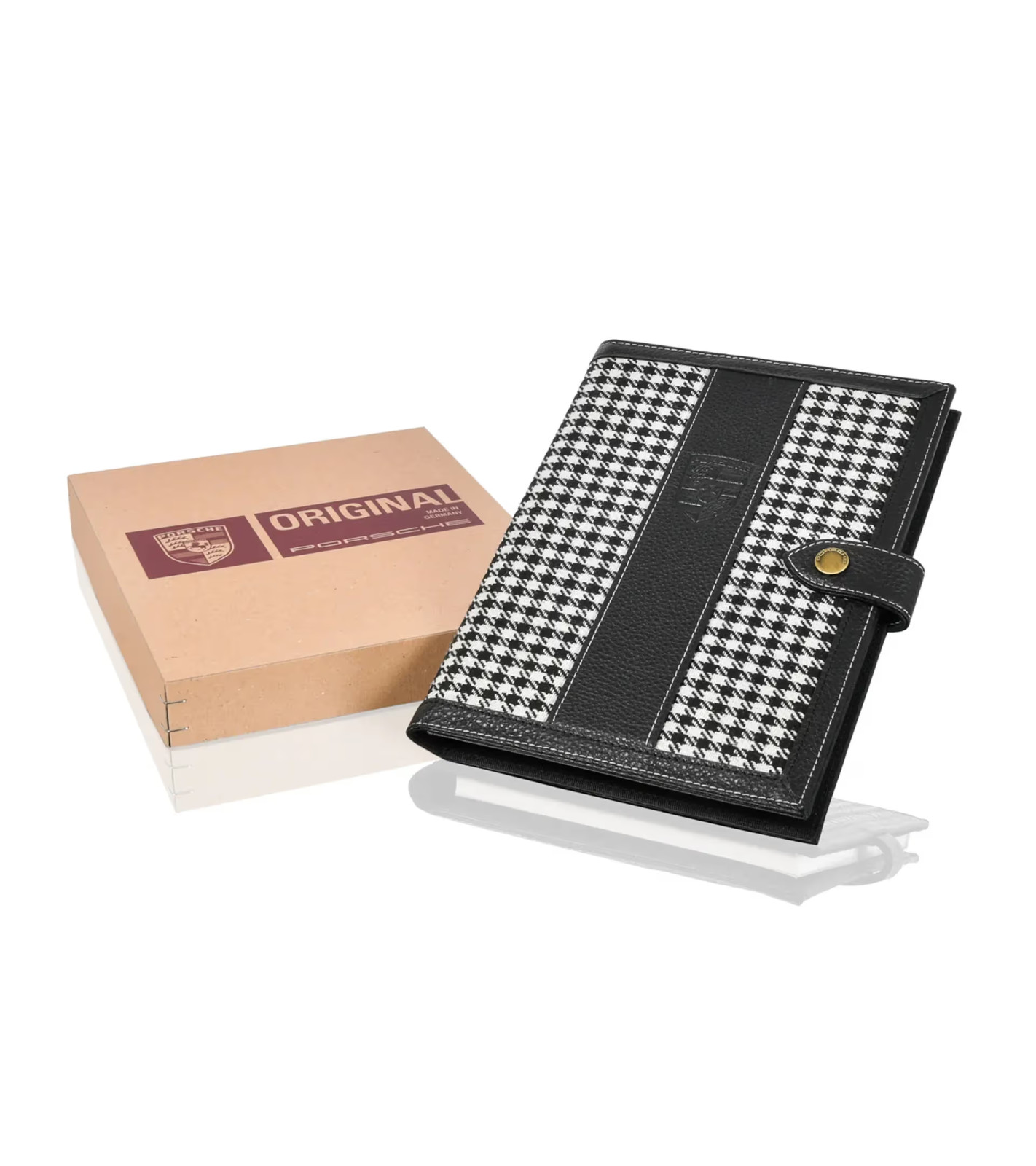 Genuine Porsche Document Wallet Pepita PCG48090100 NEW