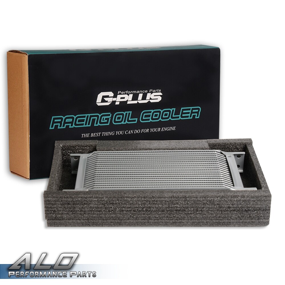 Fit For Universal 28 Row Engine Transmission Oil Cooler +7" Electric Fan Kit