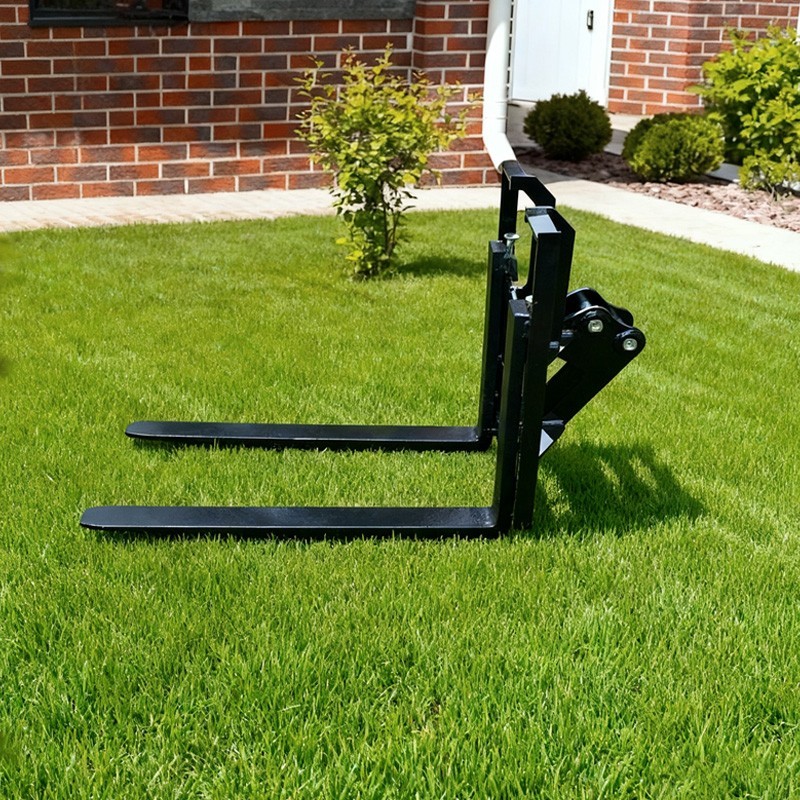 Pallet Fork for 1-2T Mini Excavator, Adjustable Stabilizer Bar, Free Shipping