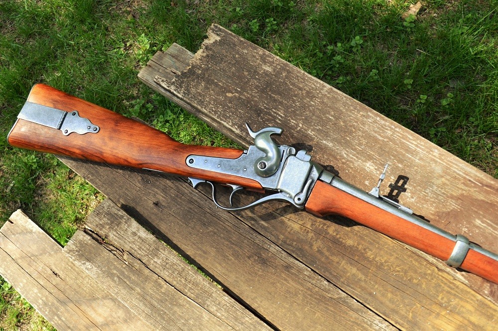 Sharps 1859 Military Civil War Rifle - Old West - Union Cavalry - Denix Replica