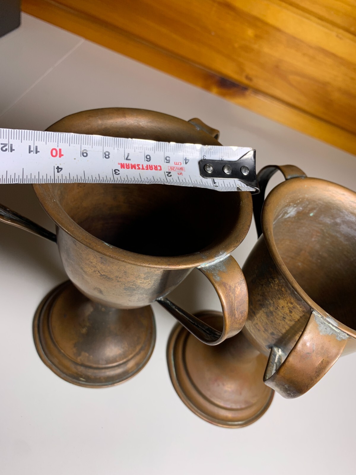 Antique Vintage Copper Cup Mug Chalice Goblet Medieval Renaissance Gothic Knight