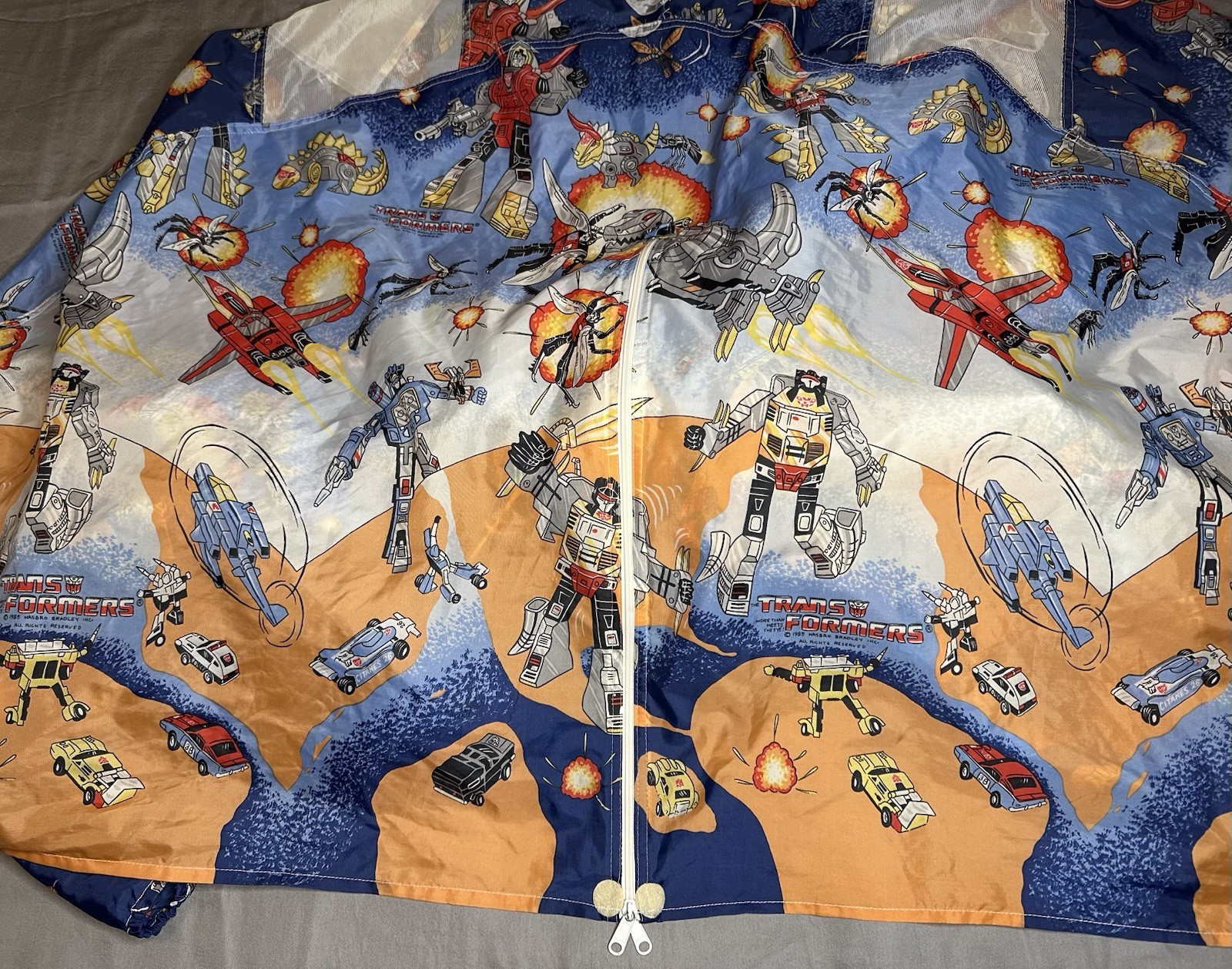 Vintage Transformers 1985 G1 Hide N Sleep Twin Bed Tent Material Only No Frame