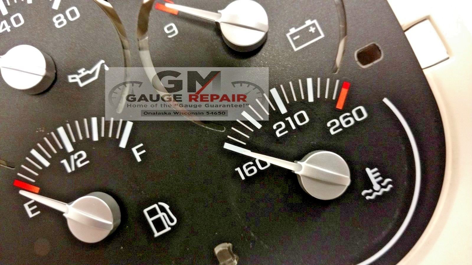 Speedometer Gauge Cluster Needle Set GM 2003-2013 Satin and White Pointer Custom