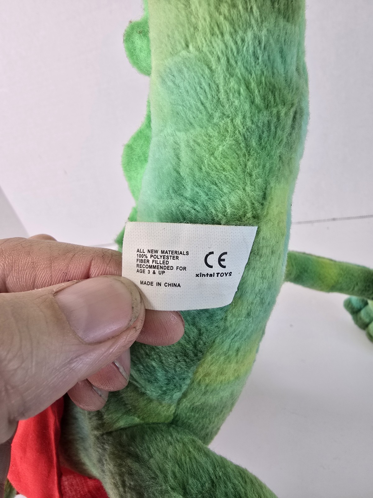 Rare RANGO Movie Johnny Depp Chameleon 18" Bendable Posable Plush Figure Hanger