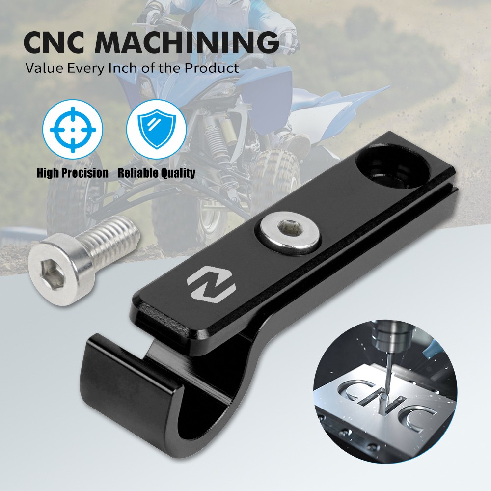 NICECNC Brake Line Cable Clamp For Yamaha Raptor 700 700R YFM700 2009-2026 Black