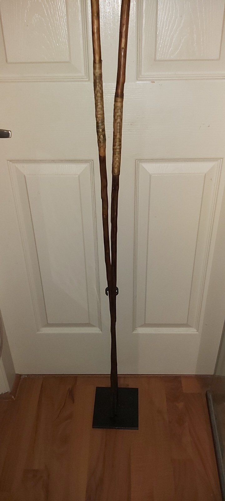 Northwest Coast; Coast Salish, fishing spears/harpoons (19th century).