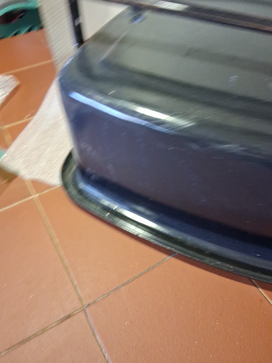 Vtg Enamelware Internal Pan For General Electric Roaster 123C19 Replacement Part