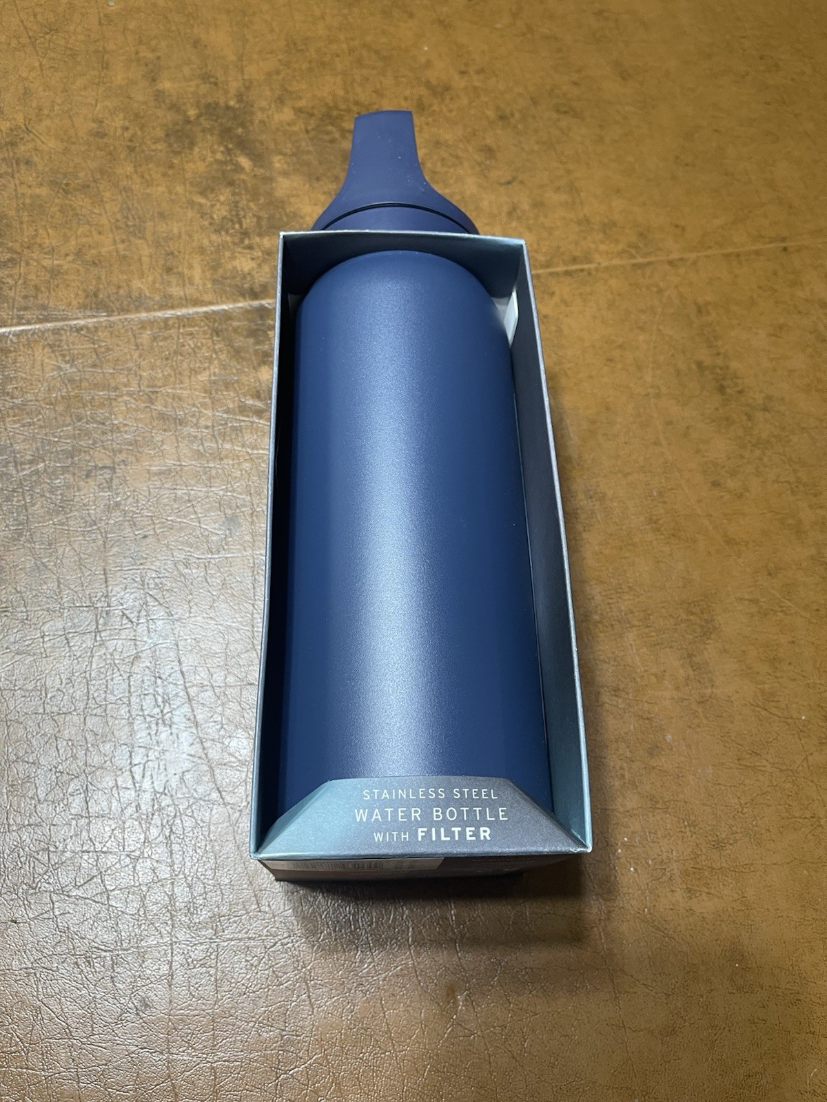 Go Series 24 oz. Stainless Steel Water Bottle with Filter - Aegean Sea