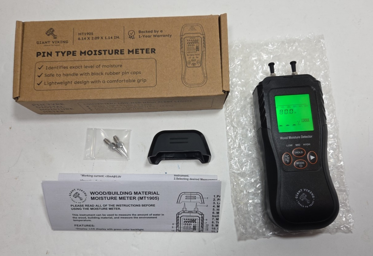 Pin Type -- Wood Moisture Meter
