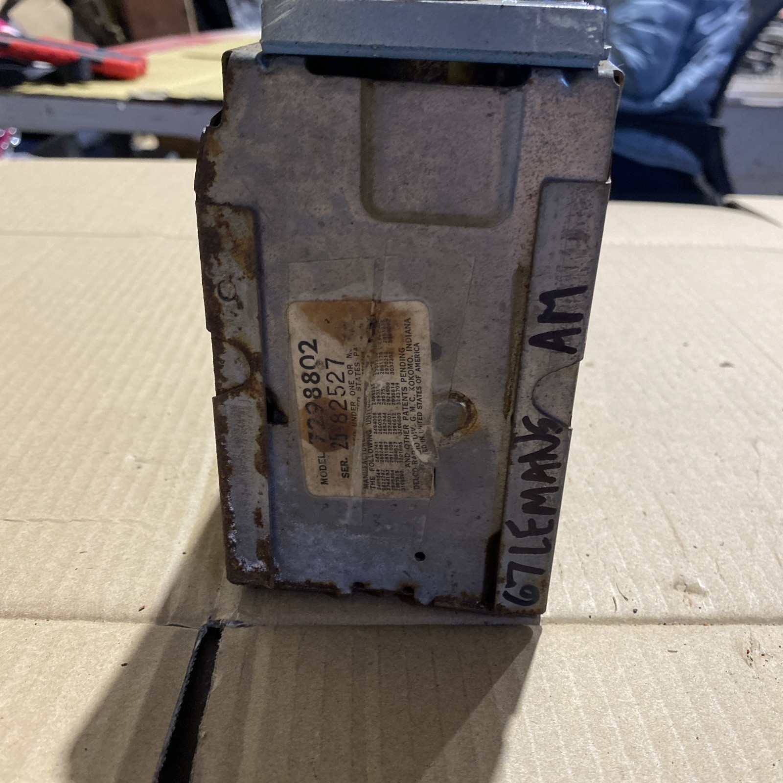 1966 - 1967 PONTIAC GTO LEMANS TEMPEST AM RADIO ORIGINAL GM #7293554 A36