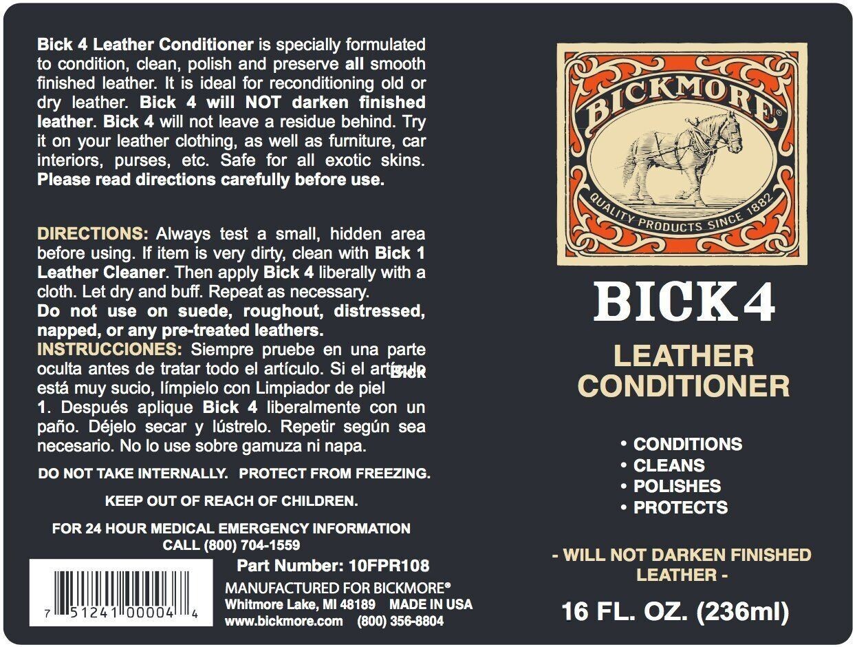 Bick 4 Leather Conditioner 8 oz