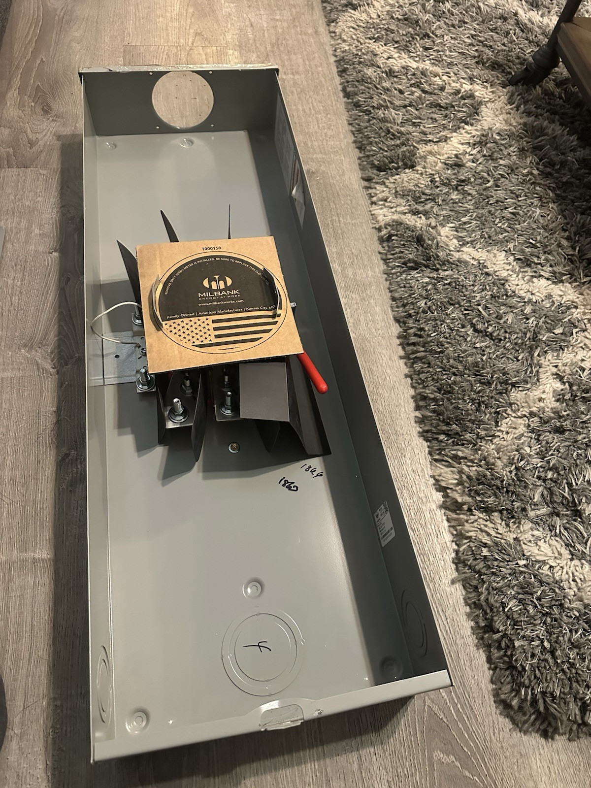 MILBANK Meter Base, 320A, 600VAC, 7 Jaw, Ringless, OH/UG Service, Tall