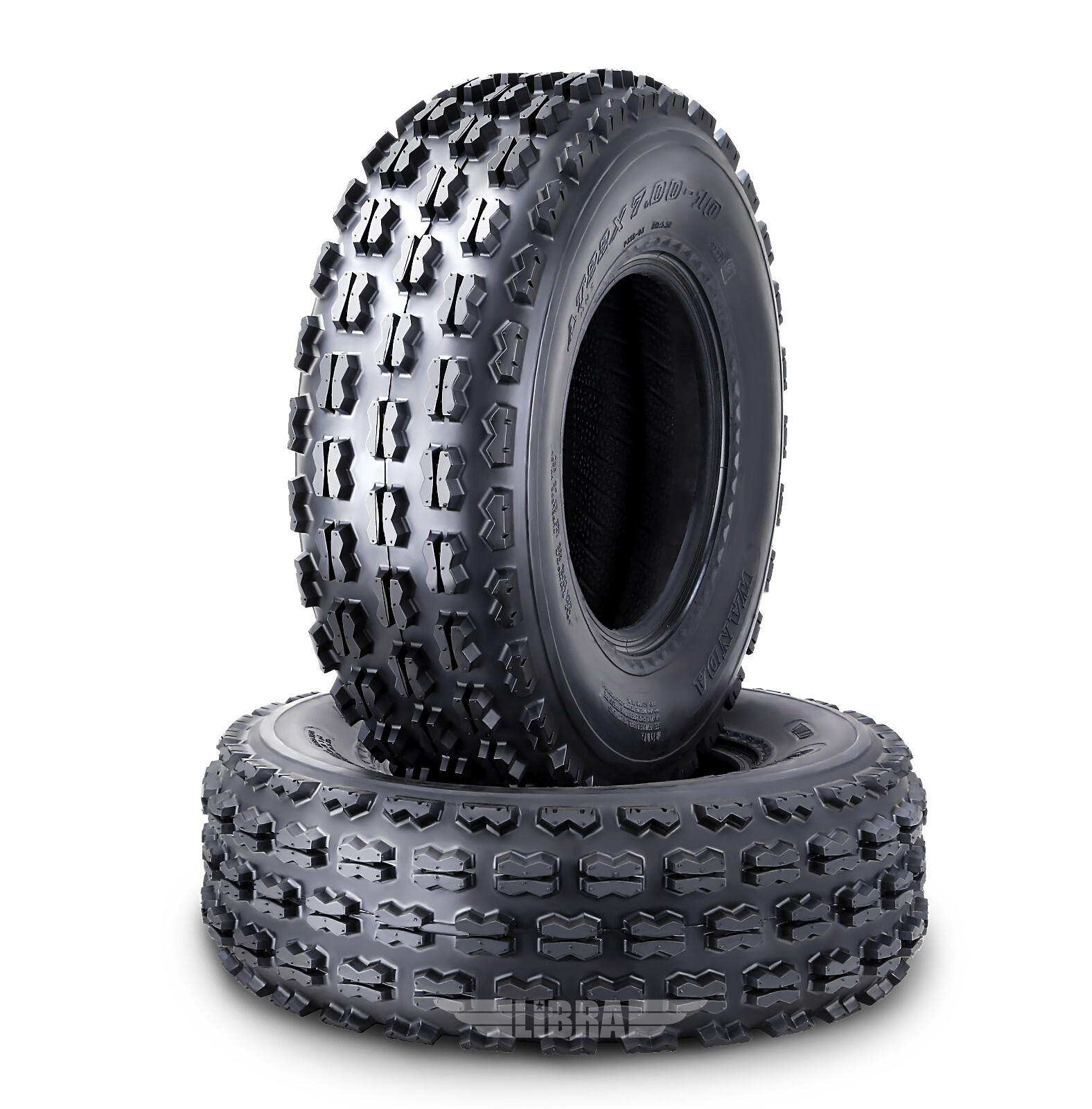 2 ATV Tires 22x7-10 22x7x10 4PR WANDA Sport 22x7.00-10 - GNCC Cross Country Race