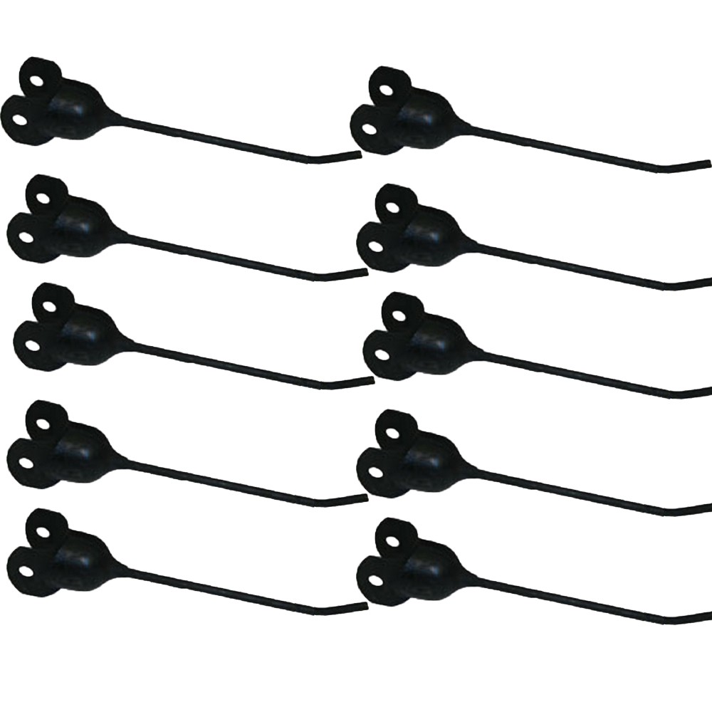 10 Rubber Rake Teeth Fits John Deere & Vermeer R-9 R-23 R24 700 705 AE56204