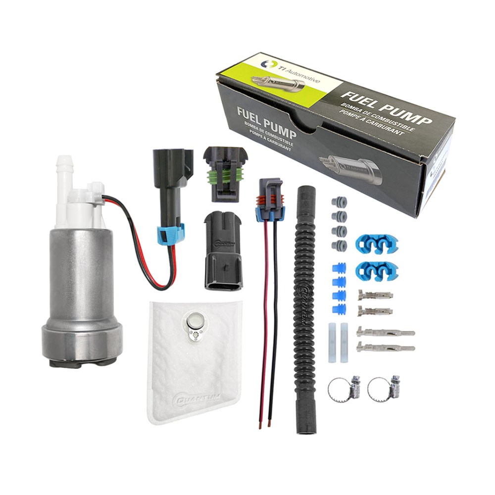 GENUINE WALBRO/TI F90000285 525LPH HELLCAT E85 Fuel Pump + QFS Install Kit