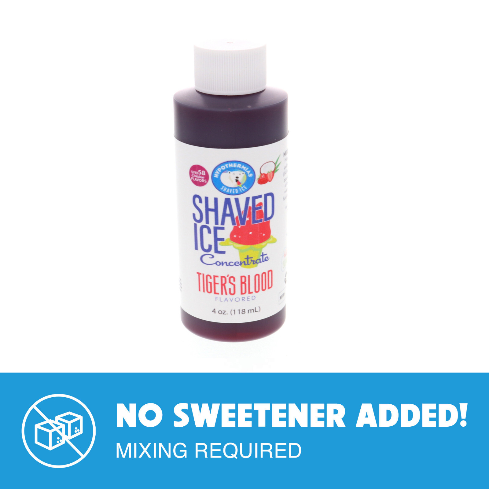 Hypothermias TIGER’S BLOOD Flavor Syrup 🍧 Snow Cone machine Concentrate UNSWEET