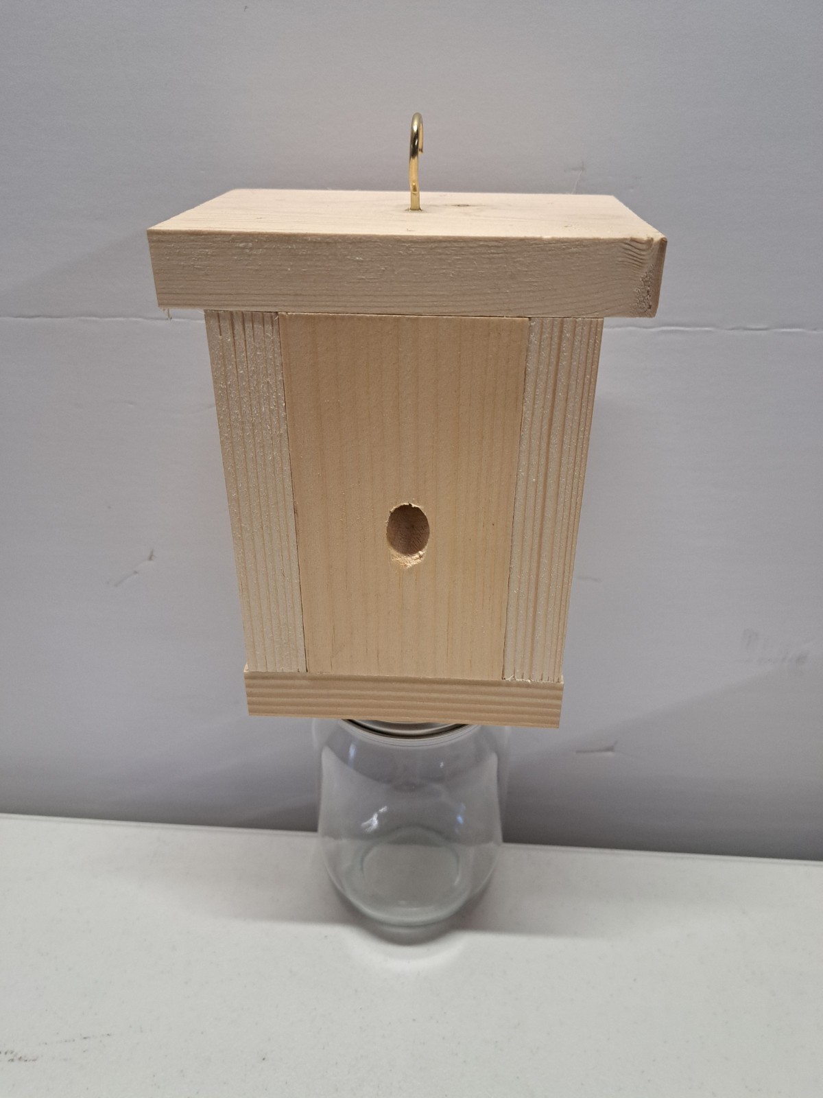 Handmade Pine Carpenter Bee Trap