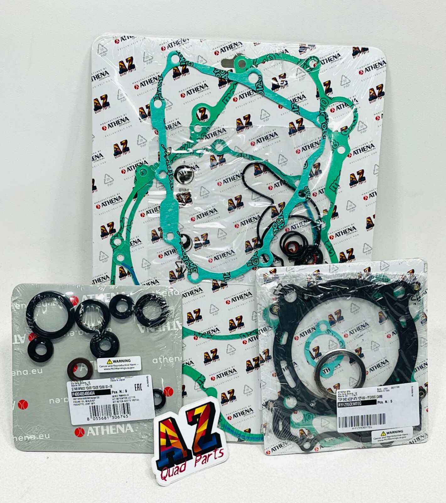 Yamaha YFZ450 YFZ 450 Top Bottom ATHENA Complete Motor Engine Gasket Seals Kit