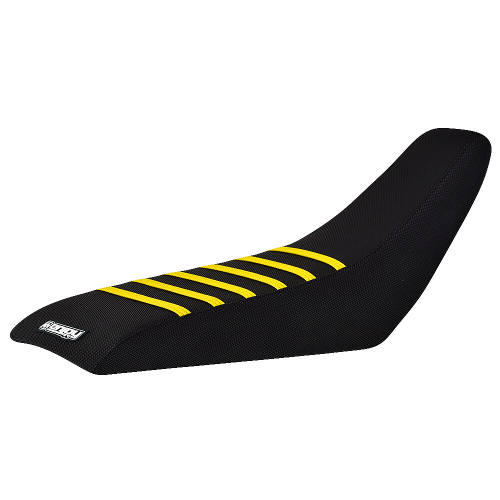 Honda TRX 400EX TRX 400 EX Gripper Seat Cover 1999-2007 BLK / YELLOW RIBS #203