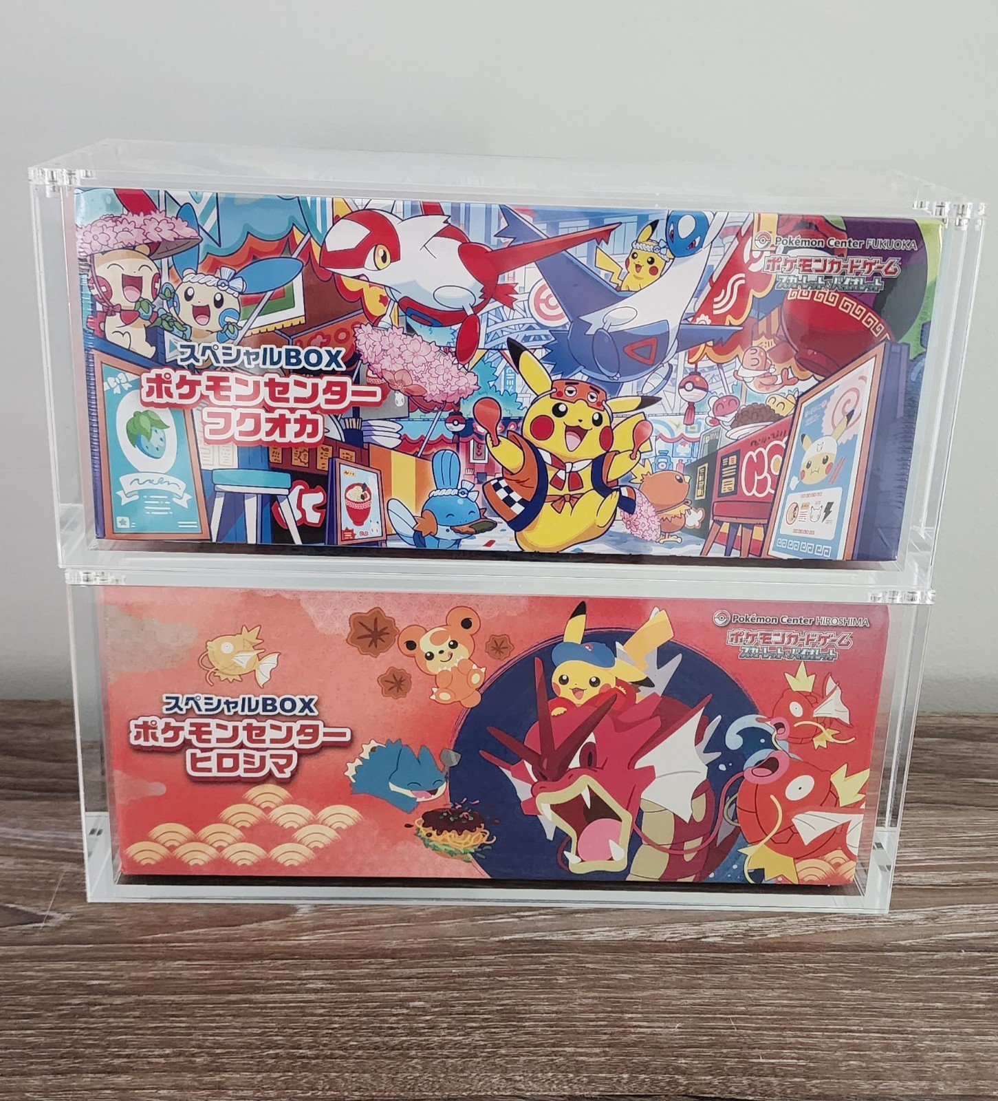 Acrylic Case Pokémon Center Tohoku Hiroshima Special Box- IN STOCK!!!