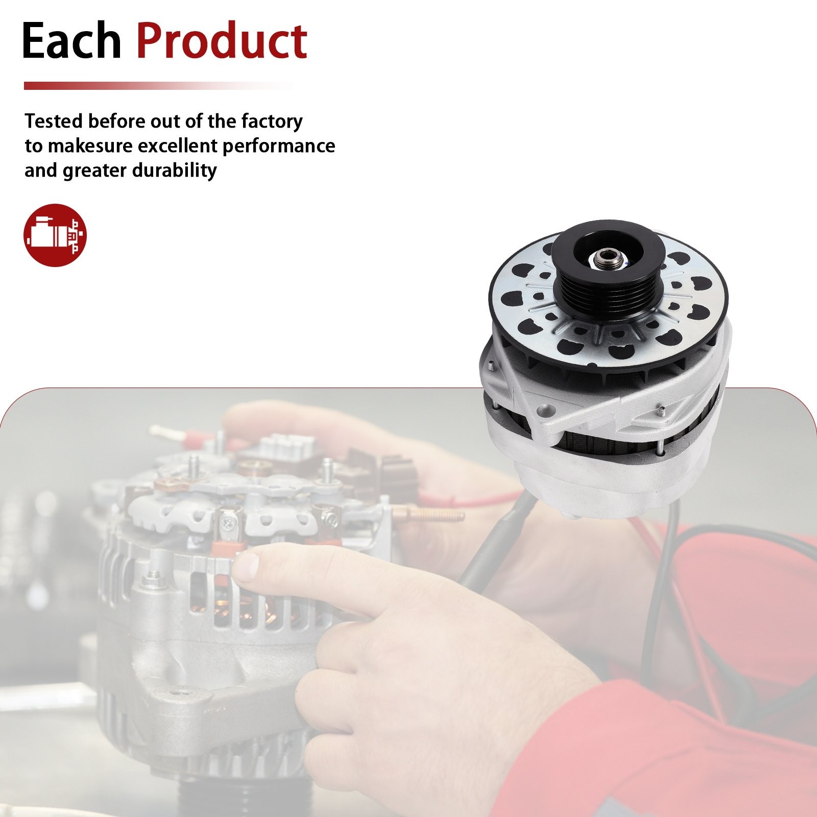 For Chevy Camaro 1994 V8 5.7L With Post B+ Terminal Alternator 10463680