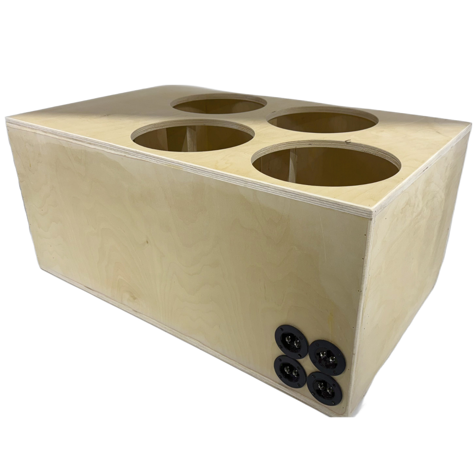 4X12" BIRCH 3/4 SPL EDITION Vented Subwoofer Box Ported Enclosure