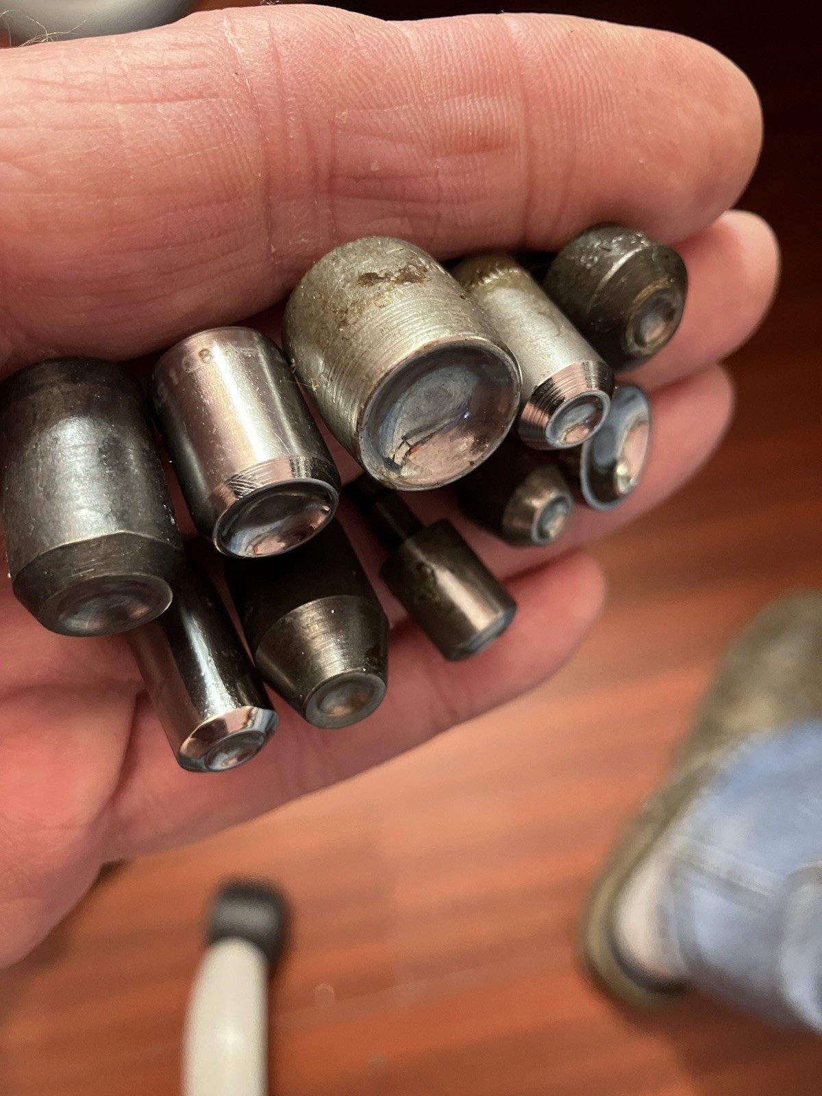 Lot 20 Hand Rivet Squeezer Die 3/16 Shank Aircraft Aviation Tools #2 Belly Tank