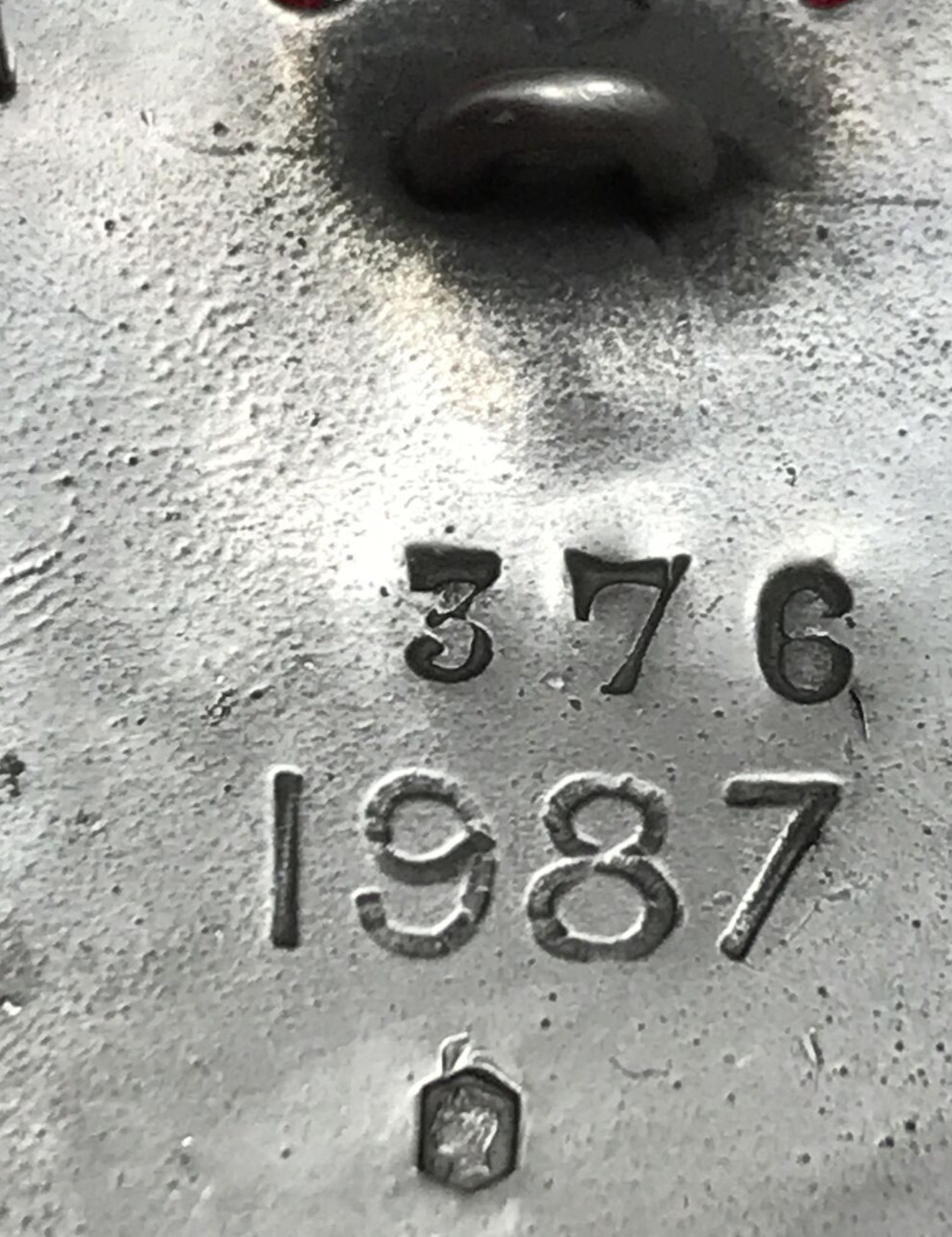 1987 PUIFORCAT FRANCE Sterling Silver 2.75" SNOWFLAKE ORNAMENT