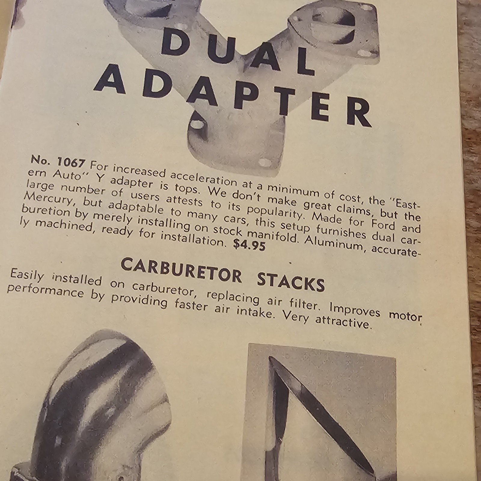 1948 Eastern Auto Accessories Catalog hot rod custom speed shop Cal auto ford V8