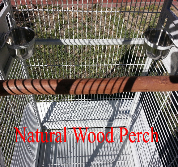 EXTRA LARGE Parrot Cage For Macaw Cockatoo African Grey Amazon 32"W x 23" x 66"H