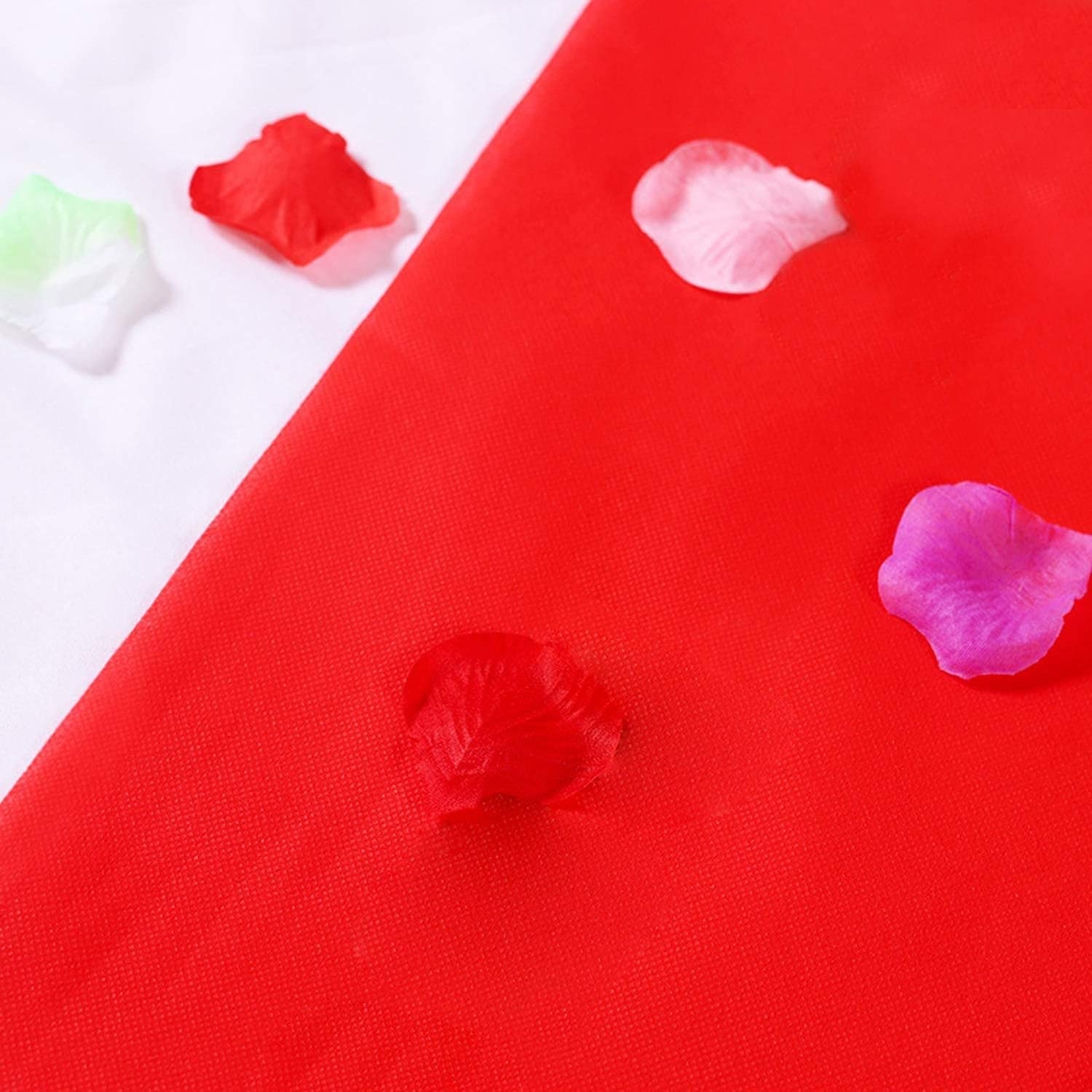 Red Carpet Runner for Party, 2 x 15 ft, Non-Woven Polyester Fabric Aisle Runn...