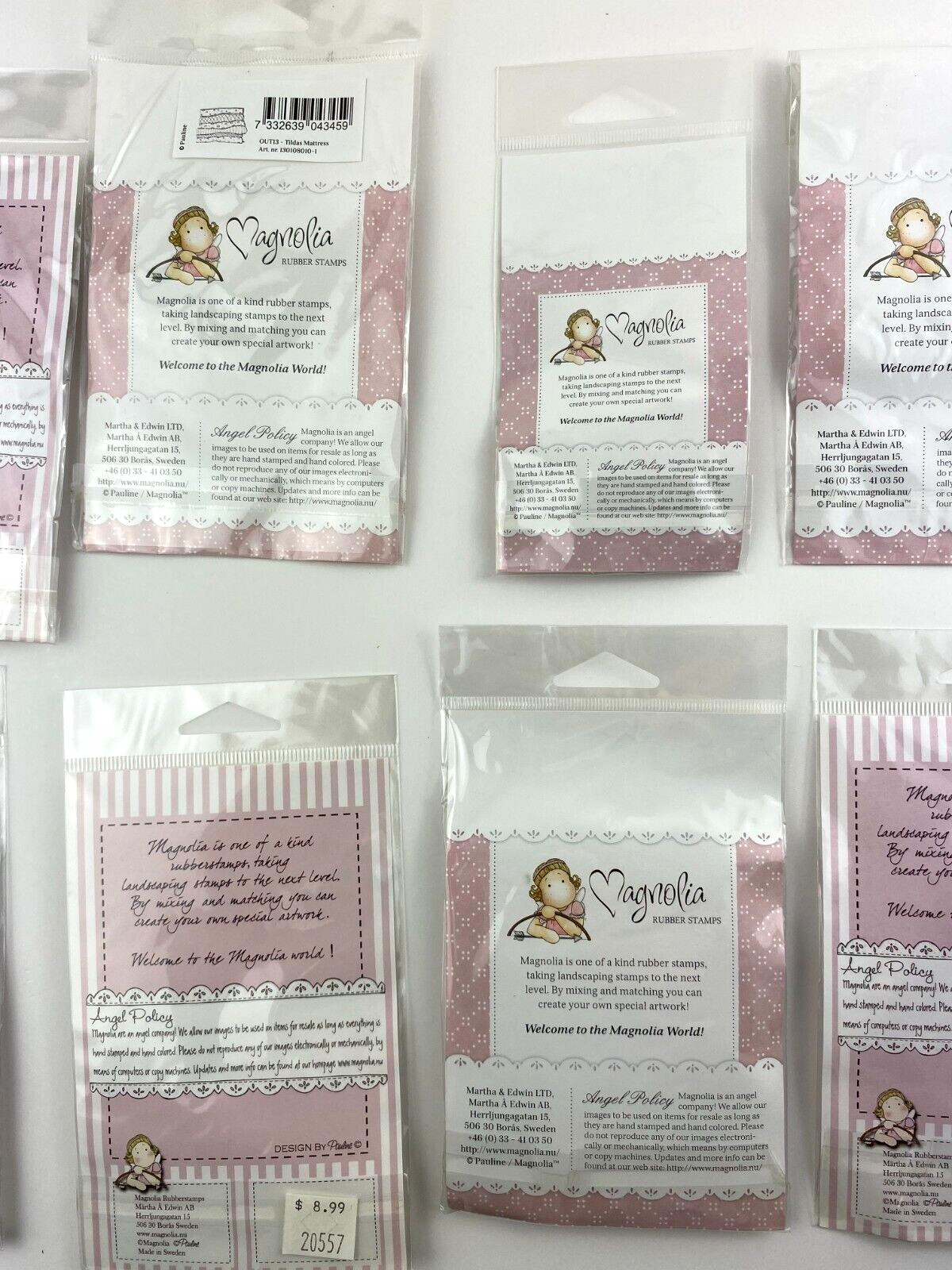 Magnolia (LOT OF 10) Rubber Stamps Assorted #20