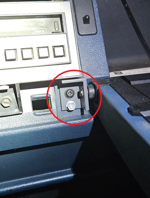 1988 - 1994 GMC Chevy Silverado Glove Box Hinge Pin Mounting Bracket Sierra