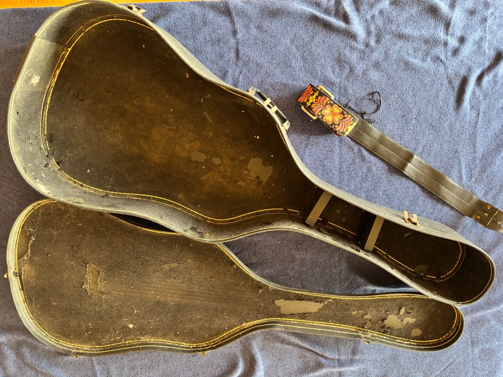 Johnson Square Neck Resonator Guitar Dobro Sunburst Bluegrass Instrument w/Case