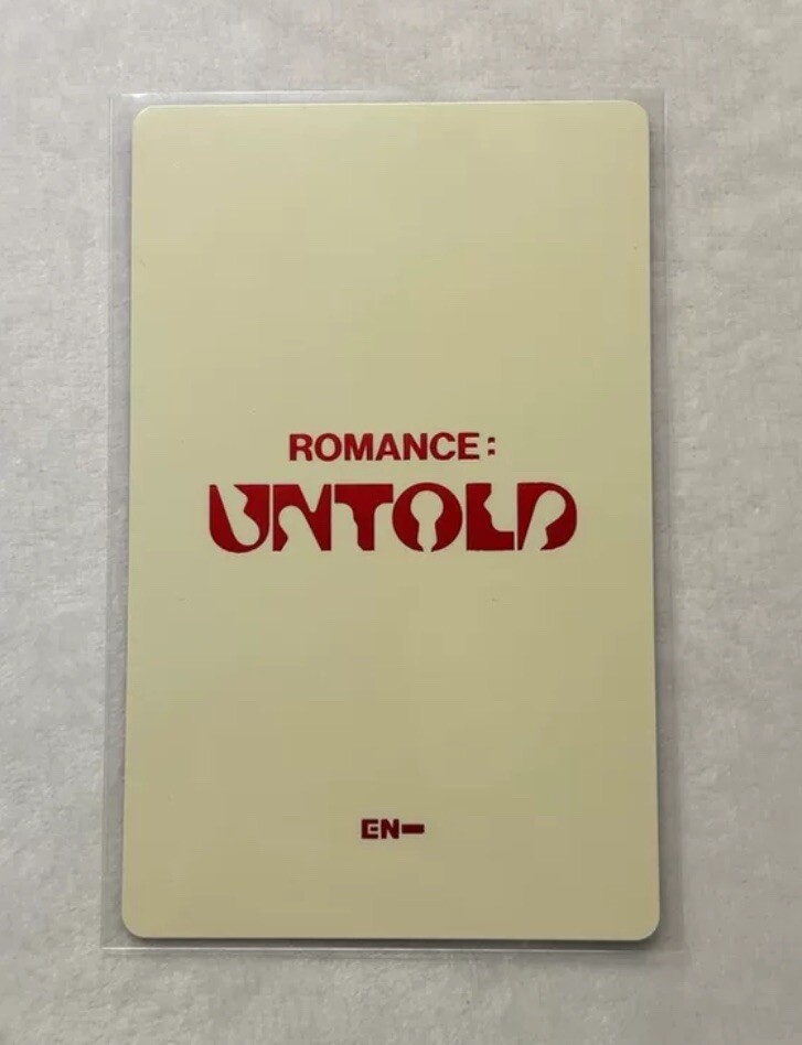 ENHYPEN SUNGHOON Romance: Untold Official Photocard Inceptio Ver #NICE