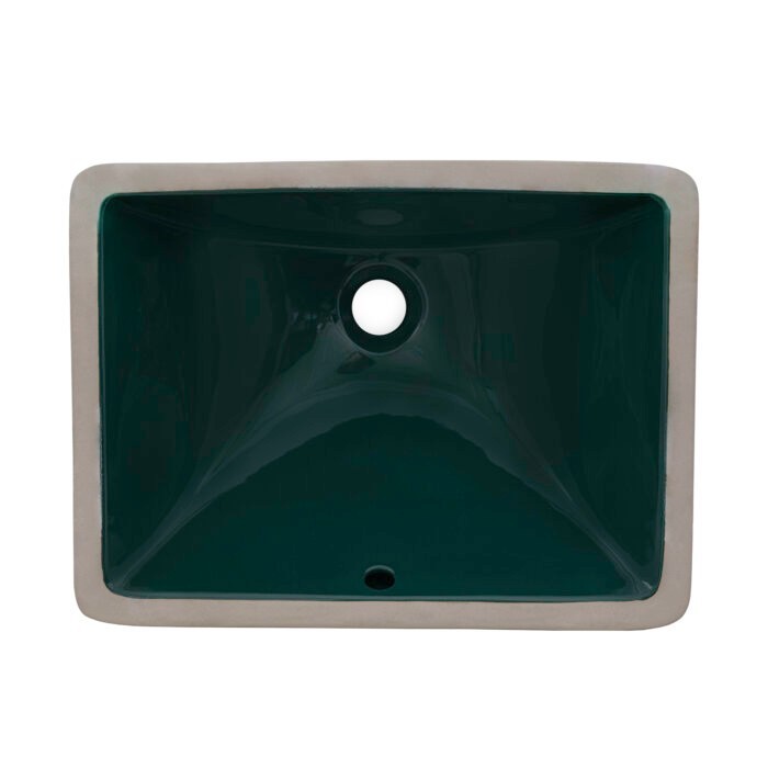 Ruvati 16"x11" Undermount Bathroom Porcelain Ceramic Sink- RVB0718EG REFRB